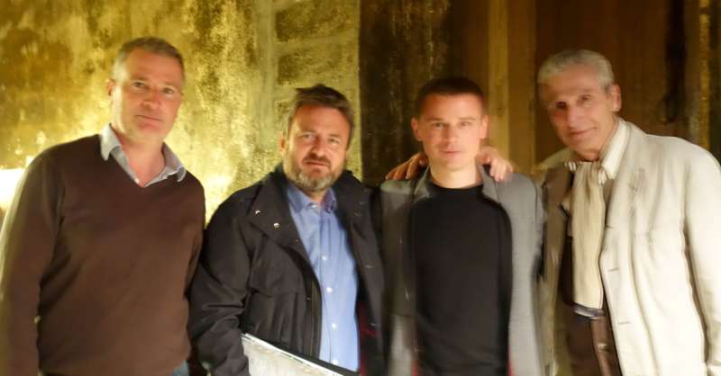 Louis Mitjavile, Stephen Browett, Lionel Wojcik (Chateau Alverne & Domaine Paradella) & Francois Mitjavile